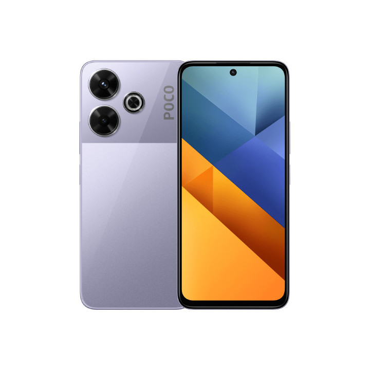 Xiaomi Poco M6 4G 17,2 cm (6.79") Dual SIM híbrido Android 14 USB Type-C 6 GB 128 GB 5030 mAh Roxo