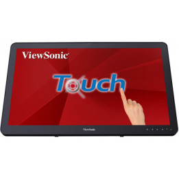 Viewsonic TD2430 monitor de ecrã 59,9 cm (23.6") 1920 x 1080 pixels Full HD LCD Ecrã táctil Multi-utilizador Preto