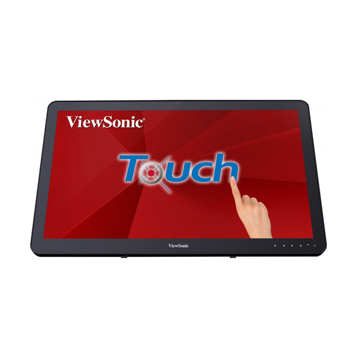 Viewsonic TD2430 monitor de ecrã 59,9 cm (23.6") 1920 x 1080 pixels Full HD LCD Ecrã táctil Multi-utilizador Preto