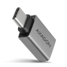 Axagon RUCM-AFA adaptador para cabos USB type C USB type A Metálico