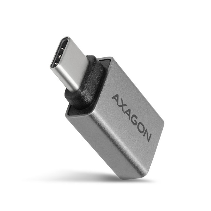 Axagon RUCM-AFA adaptador para cabos USB type C USB type A Metálico