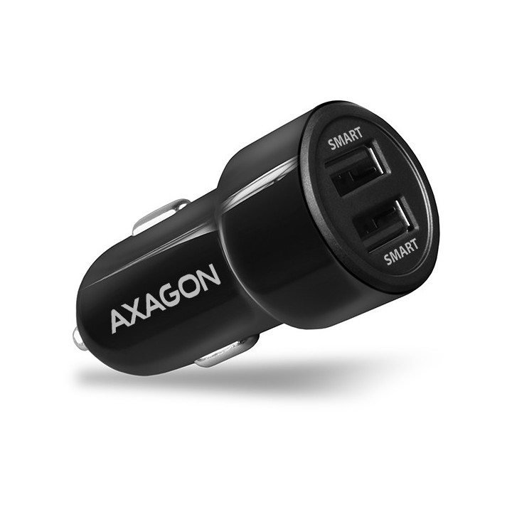 Axagon PWC-5V5 carregador de dispositivos móveis Smartphone, Tablet Preto Isqueiro de charuto Carregamento rápido Automático