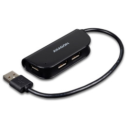 Axagon HUE-X4B hub de interface USB 2.0 480 Mbit s Preto