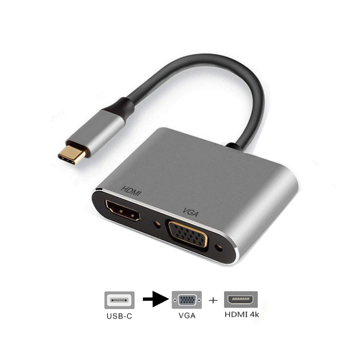 Ewent EW9700 adaptador gráfico USB Preto, Prateado