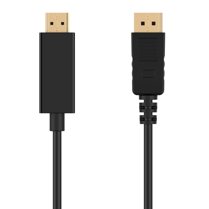 Ewent EC1432 adaptador de cabo de vídeo 3 m DisplayPort HDMI Type A (Standard) Preto