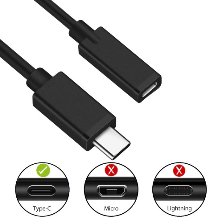 Ewent EC1037 cabo USB USB 2.0 1,8 m USB C Preto