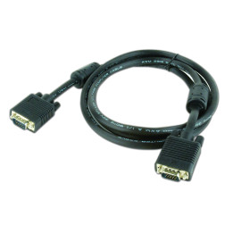 Gembird 1.8m HD15 M M cabo VGA 1,8 m VGA (D-Sub) Preto