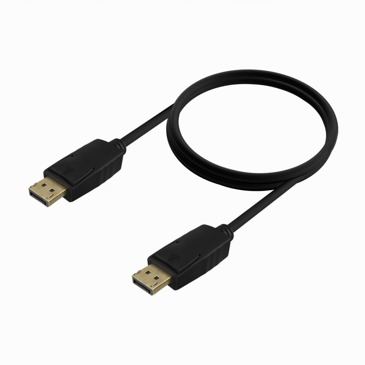 AISENS A124-0738 cabo DisplayPort 1 m Preto