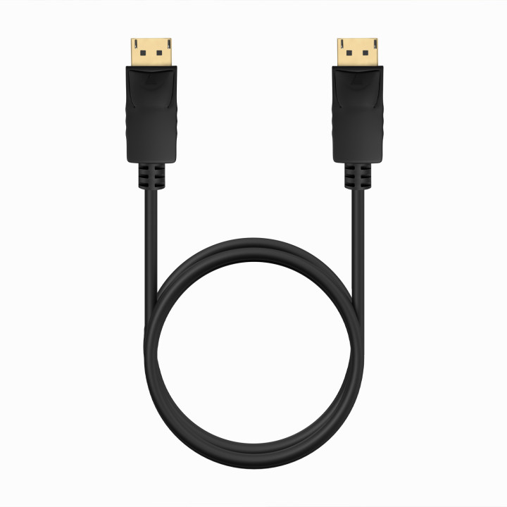 AISENS A124-0738 cabo DisplayPort 1 m Preto