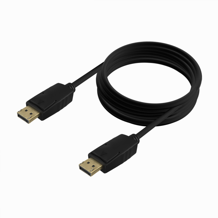 AISENS A124-0741 cabo DisplayPort 3 m Preto