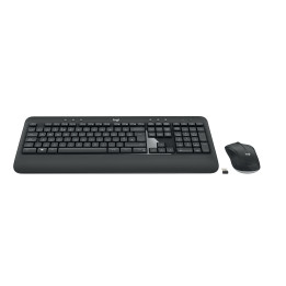 Logitech Advanced MK540 teclado Rato incluído Universal USB QWERTY Inglês (Reino Unido) Preto, Branco