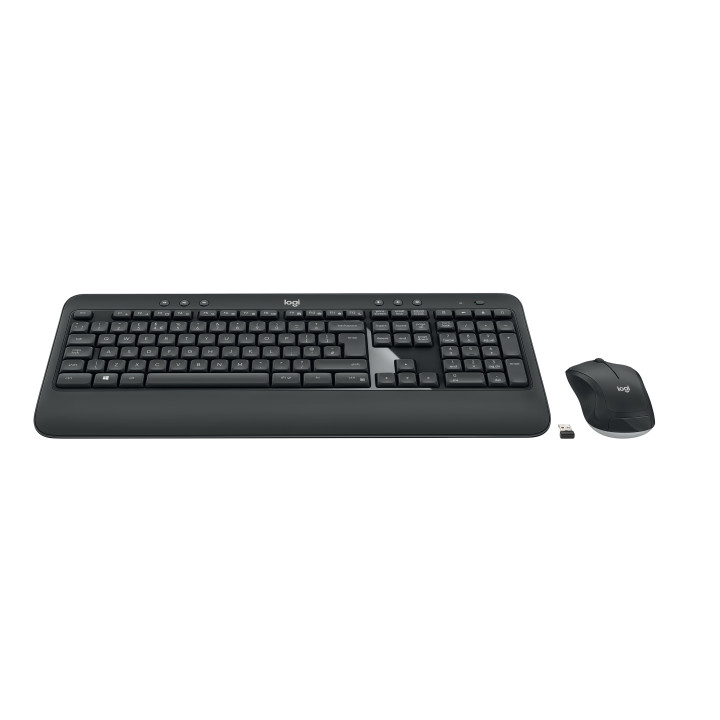 Logitech Advanced MK540 teclado Rato incluído Universal USB QWERTY Inglês (Reino Unido) Preto, Branco