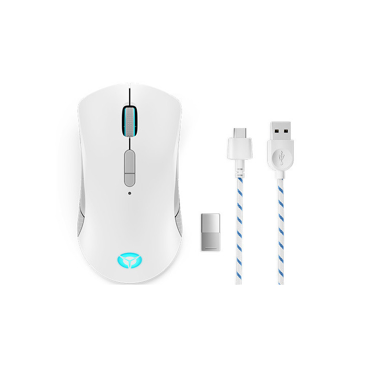 Lenovo Legion M600 Wireless Gaming rato Jogos Ambidestro RF Wireless + Bluetooth + USB Type-A Ótico 16000 DPI