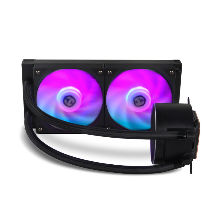 NOX X-240 LCD Processador Arrefecimento a ar 12 cm Preto 1 unidade(s)