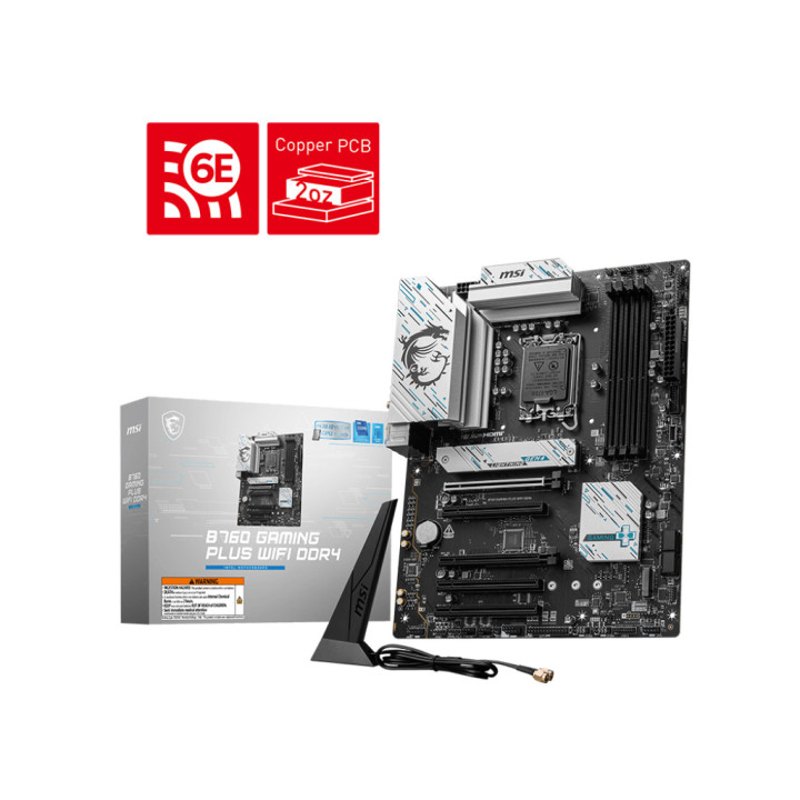 Motherboard MSI B760 GAMING PLUS WIFI DDR4 LGA 1700 ATX