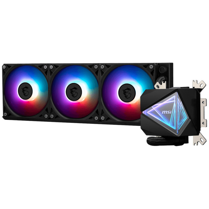 MSI MAG CORELIQUID I360 Sistema de Arrefecimento de Computador Caixa de computador Refrigerador líquido all-in-one 12 cm Preto