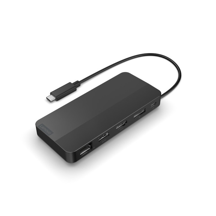 Lenovo 40B90100EU base & duplicador de portas Com fios USB 3.2 Gen 1 (3.1 Gen 1) Type-C Preto