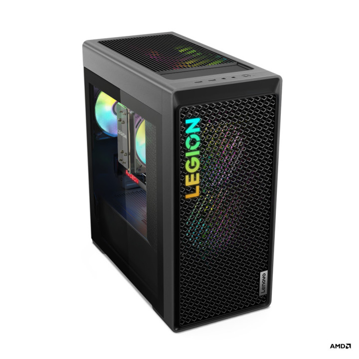 Lenovo Legion T5 26ARA8 AMD Ryzen™ 7 7700 16 GB DDR5-SDRAM 1 TB SSD NVIDIA GeForce RTX 4070 Windows 11 Home Tower PC Cinzento