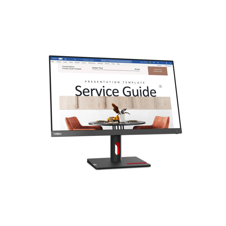 Lenovo ThinkVision S24i-30 LED display 60,5 cm (23.8") 1920 x 1080 pixels Full HD Preto