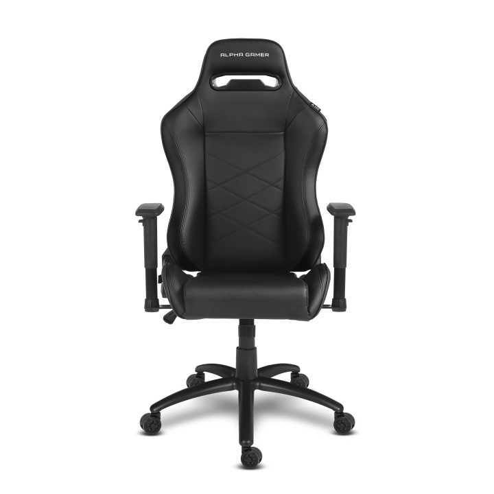 Alpha Gamer AGATENA-BK cadeira gaiming Cadeira de jogos para PC Assento acolchoado Preto