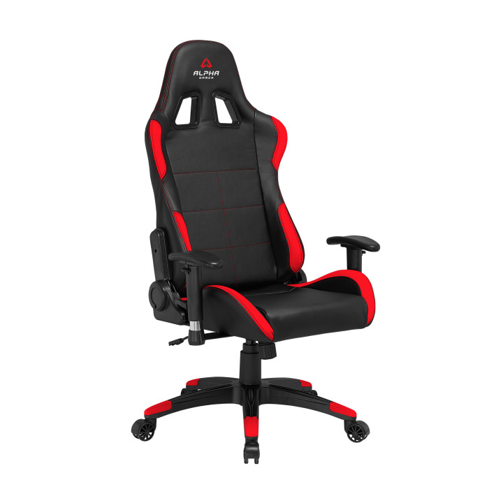 Alpha Gamer Vega Cadeira de jogos para PC Assento acolchoado Preto, Vermelho