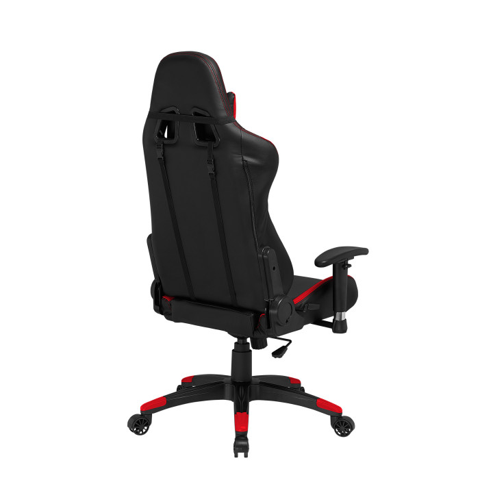 Alpha Gamer Vega Cadeira de jogos para PC Assento acolchoado Preto, Vermelho