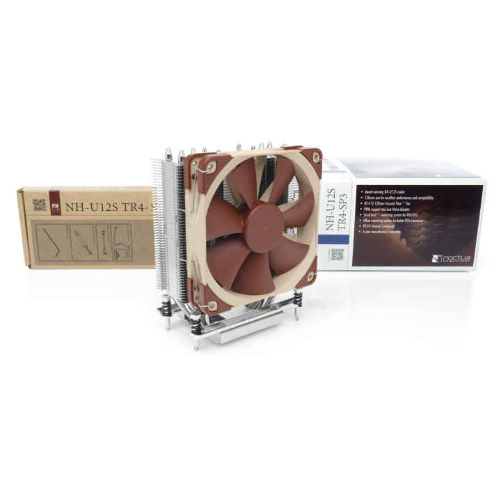 Noctua NH-U12S TR4-SP3 Sistema de Arrefecimento de Computador Processador Cooler 12 cm Alumínio, Bege
