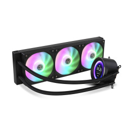 NOX X-360 LCD Processador Arrefecimento a ar 12 cm Preto 1 unidade(s)