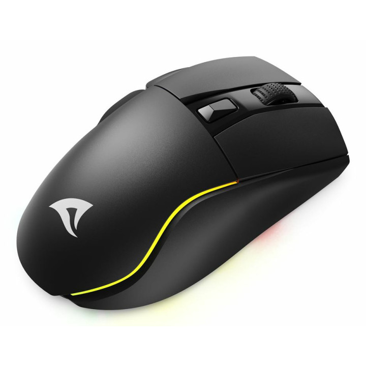 Sharkoon SGM50W rato Jogos Mão direita RF Wireless + USB Type-A Ótico 6400 DPI
