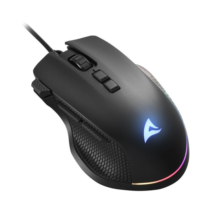 Sharkoon SHARK Force 3 rato Jogos Mão direita USB Type-A Ótico 12800 DPI