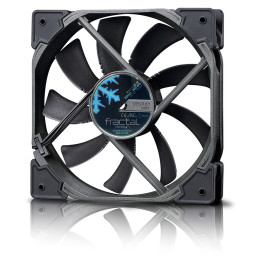 Fractal Design Venturi HP-14 PWM Caixa de computador Ventoinha 14 cm Preto, Cinzento