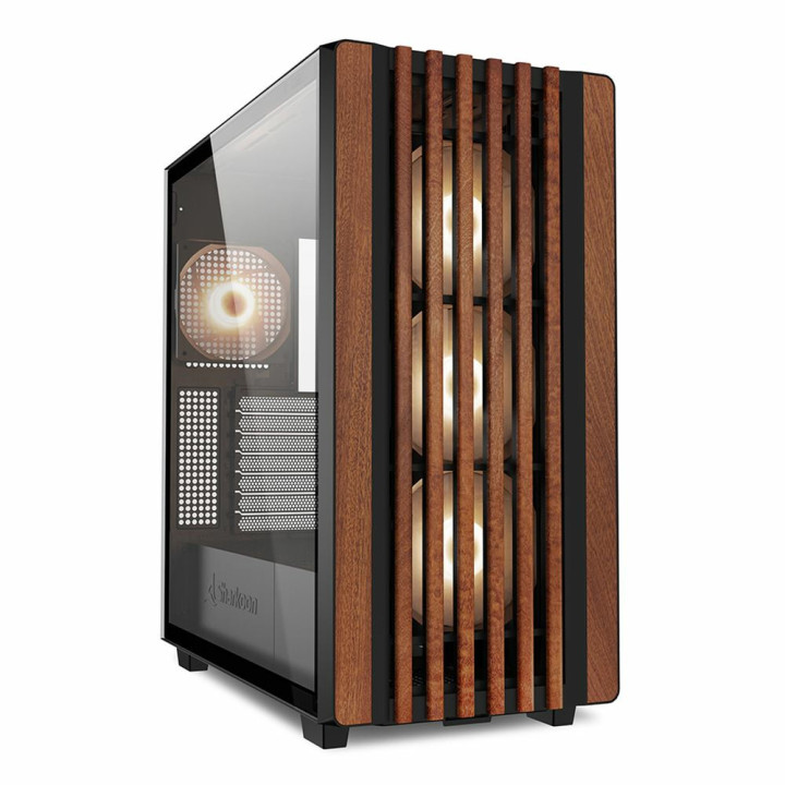 Sharkoon REBEL C70G RGB Full Tower Preto, Madeira