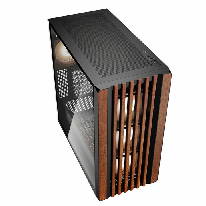Sharkoon REBEL C70G RGB Full Tower Preto, Madeira