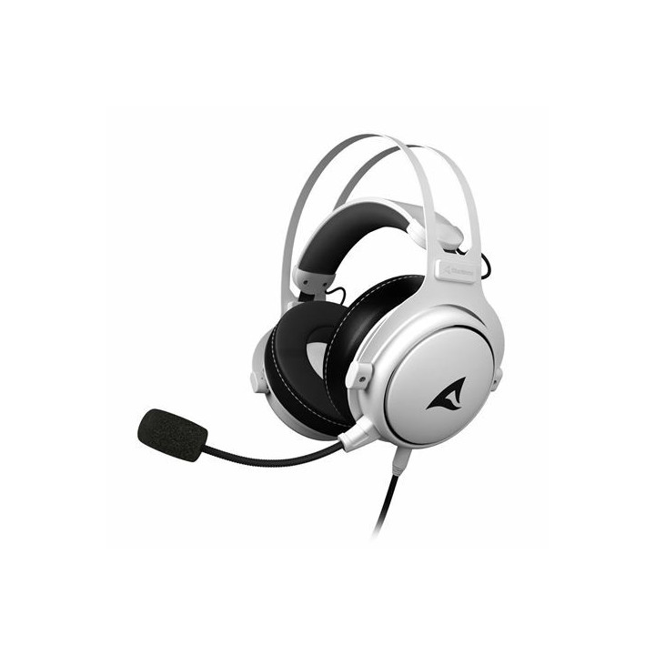 Sharkoon Skiller SGH50 Auscultadores Com fios Fita de cabeça Jogos Preto, Branco