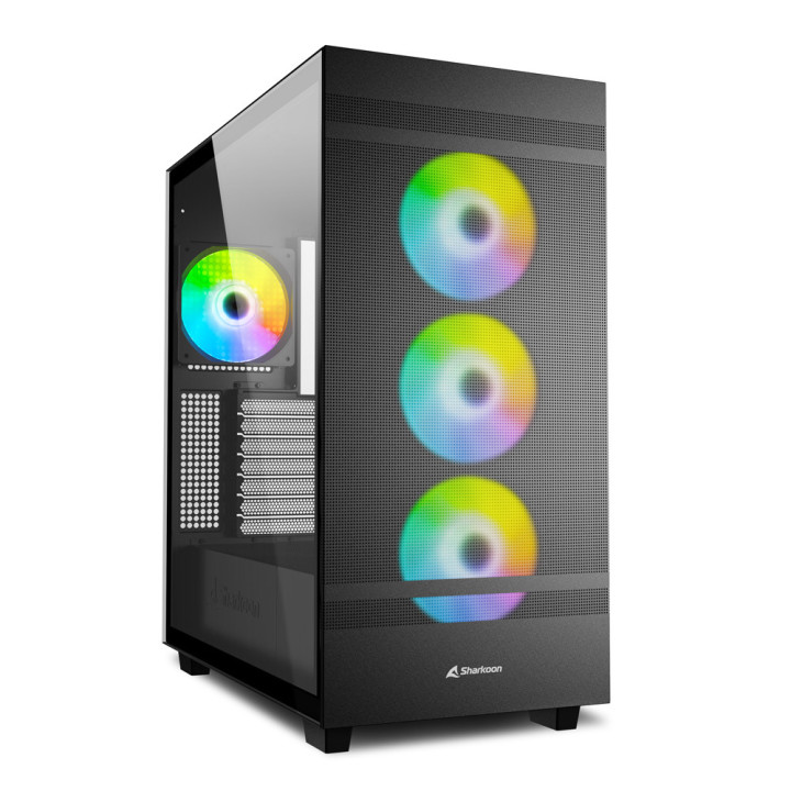 Sharkoon REBEL C50 RGB ATX Full Tower Preto