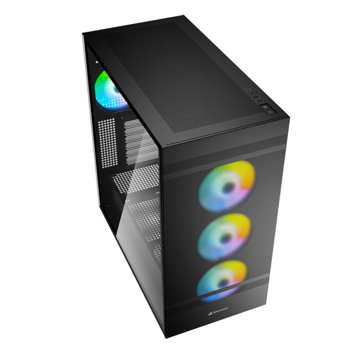 Sharkoon REBEL C50 RGB ATX Full Tower Preto