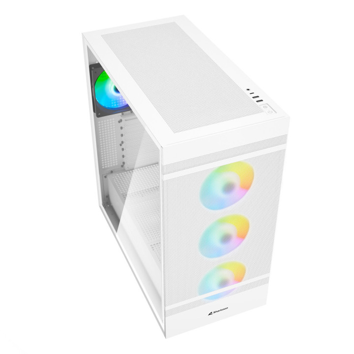 Sharkoon REBEL C50 RGB ATX Full Tower Branco