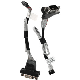 Shuttle XPC Accessory PCP21 2x COM port adapter cable 10-pin (2×5) Preto, Cinzento