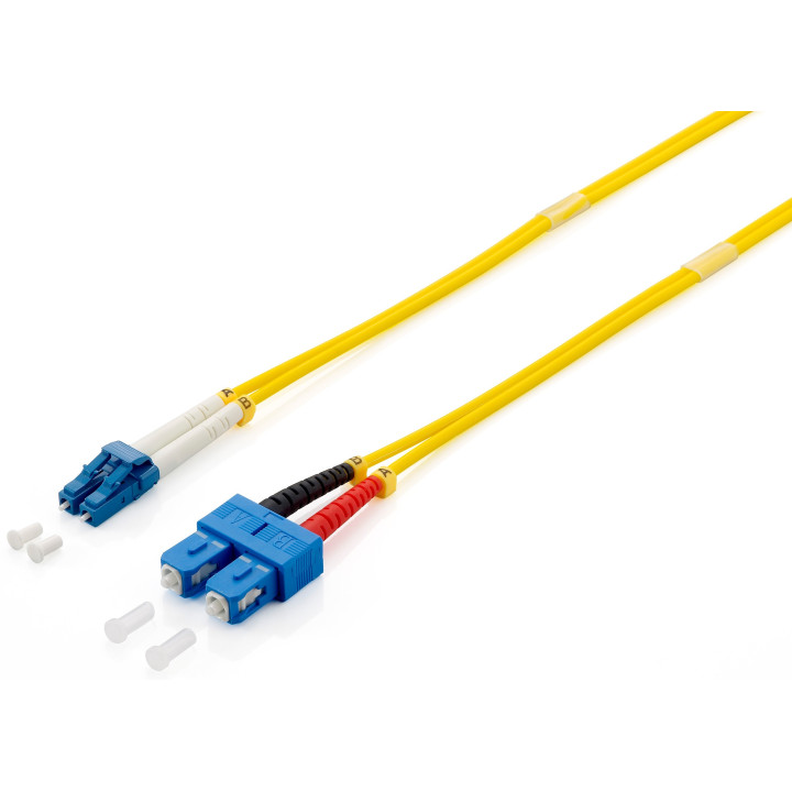Equip 254335 Cabo InfiniBand Fibra Ótica 5 m LC SC Amarelo