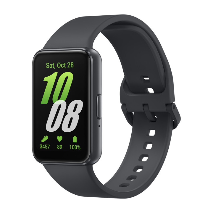Samsung Galaxy Fit3 4,06 cm (1.6") AMOLED 40 mm Digital 256 x 402 pixels Ecrã táctil Cinzento