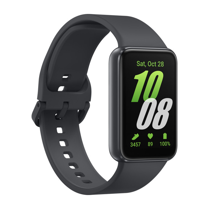 Samsung Galaxy Fit3 4,06 cm (1.6") AMOLED 40 mm Digital 256 x 402 pixels Ecrã táctil Cinzento
