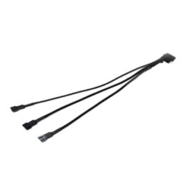 Cabo Y Eurotech Para FAN 3P (Fêmea) 3 X 3P (Macho), 25cm