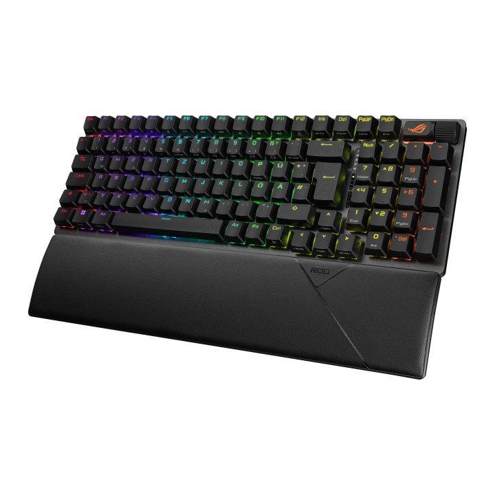 ASUS ROG Strix Scope II 96 teclado Jogos USB + RF Wireless + Bluetooth QWERTY Preto