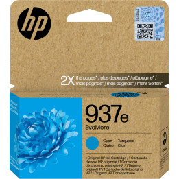 HP Tinteiro EvoMore 937e Original Ciano