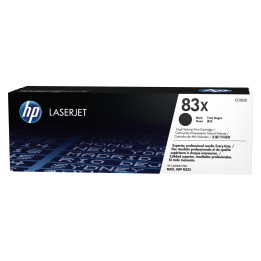 HP Toner LaserJet Original 83X Preto de elevado rendimento