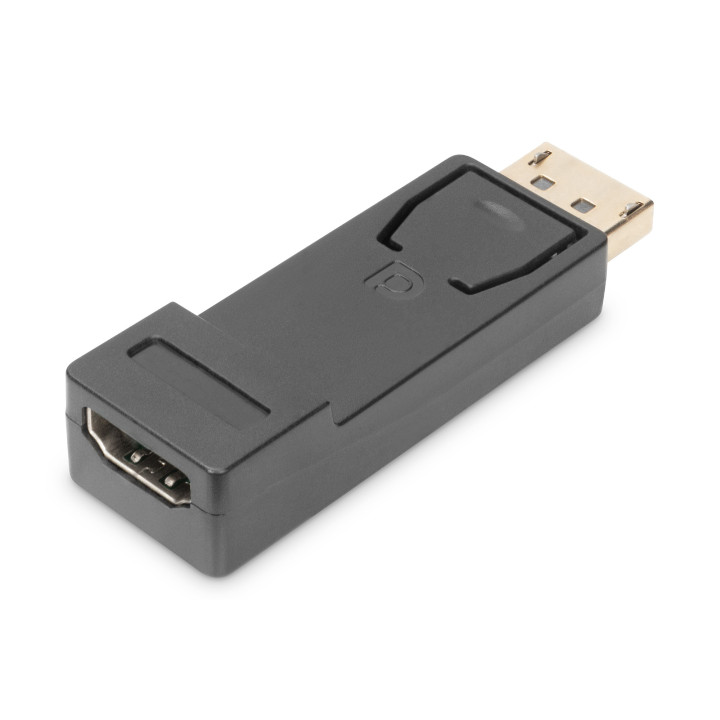 Digitus AK-340602-000-S adaptador para cabos DP HDMI Type A Preto