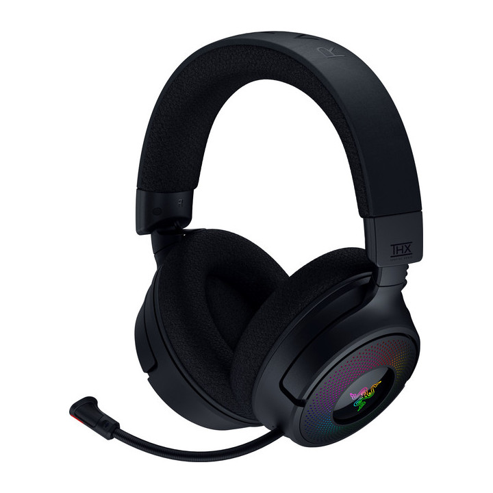 Razer Kraken V4 Auscultadores Sem fios Fita de cabeça Jogos USB Type-A Bluetooth Preto