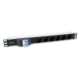 Equip 333312 PDU 6 tomada(s) CA 1U Preto