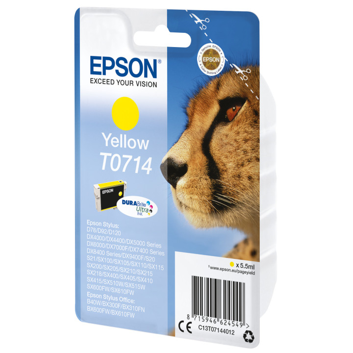 Epson T0714 tinteiro 1 unidade(s) Original Amarelo