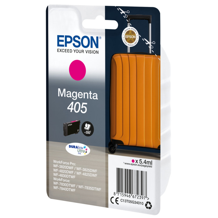 Epson 405 tinteiro 1 unidade(s) Original Rendimento padrão Magenta